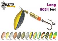 Блесна AKARA Long 5031 (вертушка, 16 гр.,  4, цв. GOLD)