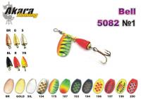 Блесна AKARA Bell 5082 (вертушка, 5 гр.,  1, цв. GOLD/S)