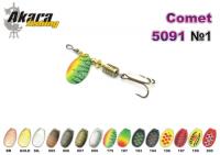 Блесна AKARA Comet 5091 (вертушка, 4 гр.,  1, цв. GOLD)
