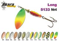 Блесна AKARA Long 5133 (вертушка, 16 гр.,  4, цв. GOLD)