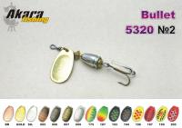 Блесна AKARA Bell 5320 (вертушка, 6 гр.,  2, цв. SIL)
