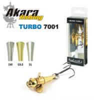 Блесна AKARA TURBO 7001 (вертушка, 6 гр., 0 мм, цв. CHR)