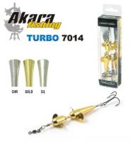 Блесна AKARA TURBO 7014 (вертушка, 26 гр., 0 мм, цв. CHR(09))