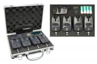 Набор FA 209 сигнализатор клёва  (4 шт., рация, кейс-люкс)