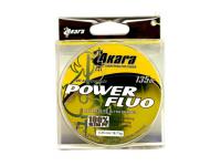 Леска AKARA POWER Fluo 135 (плетёная, 135 м, 0,100 мм, 5,40 кг)