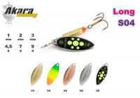 Блесна AKARA Long S04 (вертушка, 4,5 гр.,  1, цв. 06)