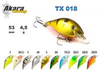 Воблер AKARA Guru X TX018  (4,5 гр., 53 мм, цв. G029)