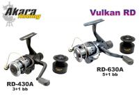 Безин. катушка AKARA Vulkan RD630A (5+1 bb, 0,25/200 мм/м, 5,2:1) с зап.шп.