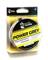 Леска AKARA Power Grey 100 (плетёная, 100 м, 0,200 мм, 11,20 кг)
