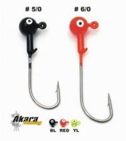 Джиг. головка AKARA B-91751 (18g) (5/0, RED)