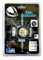 Фонарик F-07 налобный (к-во дидов: 7,  элем. питания: 3 x AAA)