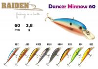 Воблер RAIDEN Dancer Minnow   (3,8 гр., 60 мм, цв. AB2)