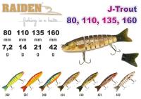 Воблер RAIDEN J-Trout   (21 гр., 135 мм, цв. 392)