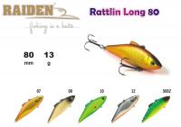 Воблер RAIDEN Rattling Long   (13 гр., 80 мм, цв. 10)