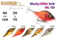 Воблер RAIDEN Musky Killer Jerk   (20 гр., 80 мм, цв. SS10-08)