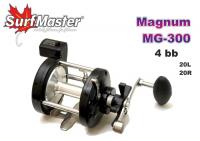 Мультипликатор SURF MASTER Magnum MAG-300 (4 bb, 0,45/460 мм/м, 4,4:1) правый