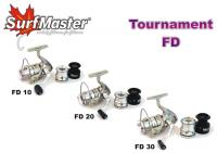 Безин. катушка SURF MASTER Tournament FD-20 (5+1 bb, 0,30/125 мм/м, 5,2:1) с 2 зап.шп.
