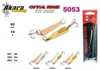 Зимняя блесна Crystal 5053  (верт., 0 мм, 10 г, цвет: SIL/CU)