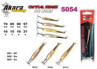Зимняя блесна Crystal 5054  (верт., 90 мм, 18 г, цвет: GO/CU)