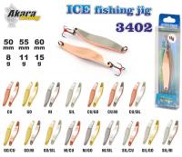Зимняя блесна Ice Jig 3402 (верт., 50 мм, 8 г, цвет: Cu/Ni)