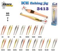 Зимняя блесна Ice Jig 3413 (верт., 60 мм, 7 г, цвет: Sil)