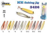Зимняя блесна Ice Jig 3426  (верт., 55 мм, 8 г, цвет: GO/CU)