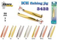 Зимняя блесна Ice Jig 3432 (верт., 50 мм, 7 г, цвет: Ni/Go)