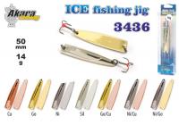 Зимняя блесна Ice Jig 3436 (верт., 50 мм, 14 г, цвет: Cu/Ni)