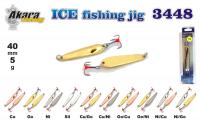Зимняя блесна Ice Jig 3448  (верт., 55 мм, 5 г, цвет: GO)