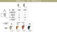 Мормышка ЛИЧИНКА 23 с ушком (3 мм, 0.5 г, цвет: SIL)